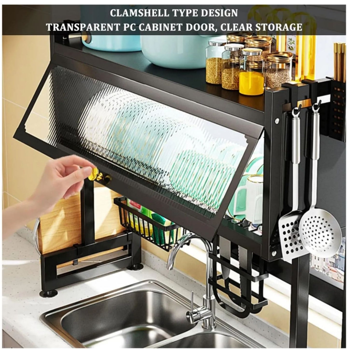 ESCURRIDOR DE PLATOS CON TAPA 65 CM+ENVIO GRATIS🎁
